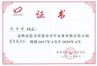 貴港市優秀青年企業家 常務副會長